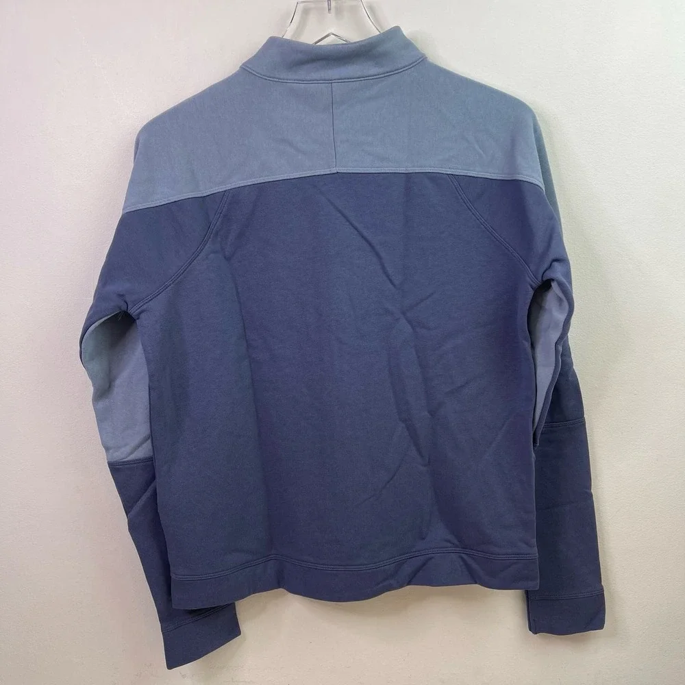 Under Armour Blue Track Top Zip Jacket Loose Fit Pockets Women's Small 42-44 EUC - Picture 7 of 8